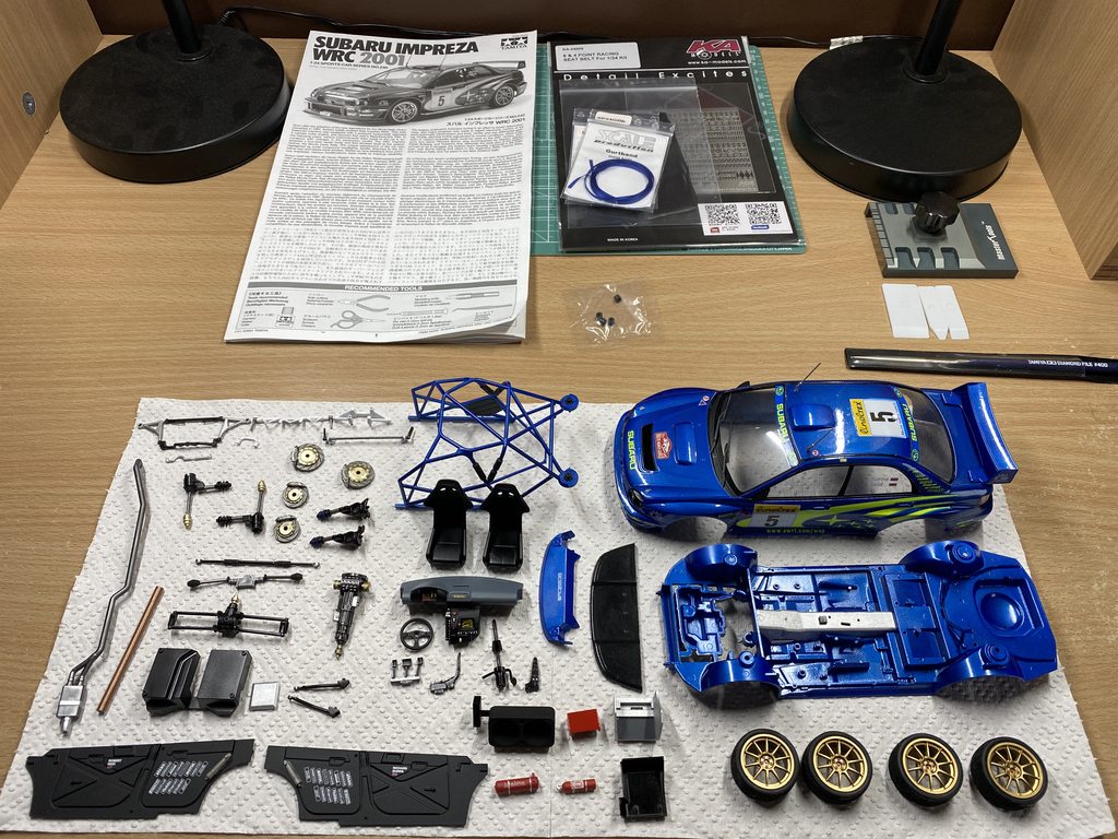TAMIYA SUBARUIMPREZAWRC2001 プロトタイプスペアボディ TAMIYA