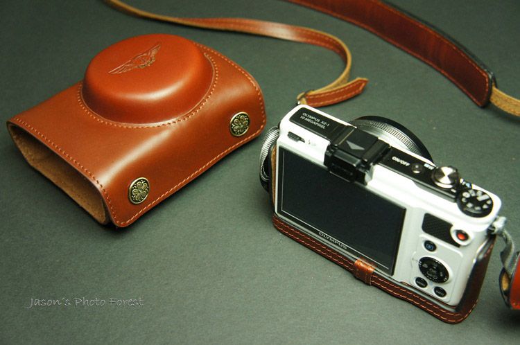 Handmade Genuine real Leather Full Camera Case bag Cover for