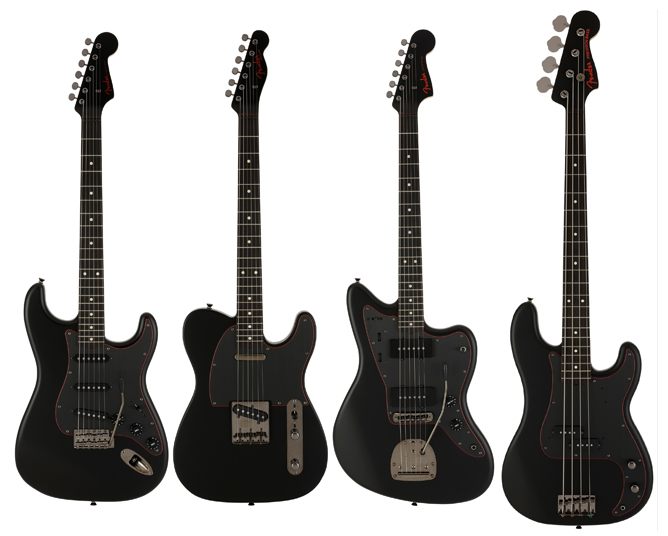 Dustcell ema使用 fender ギター BLACK Dustcell ema使用 fender