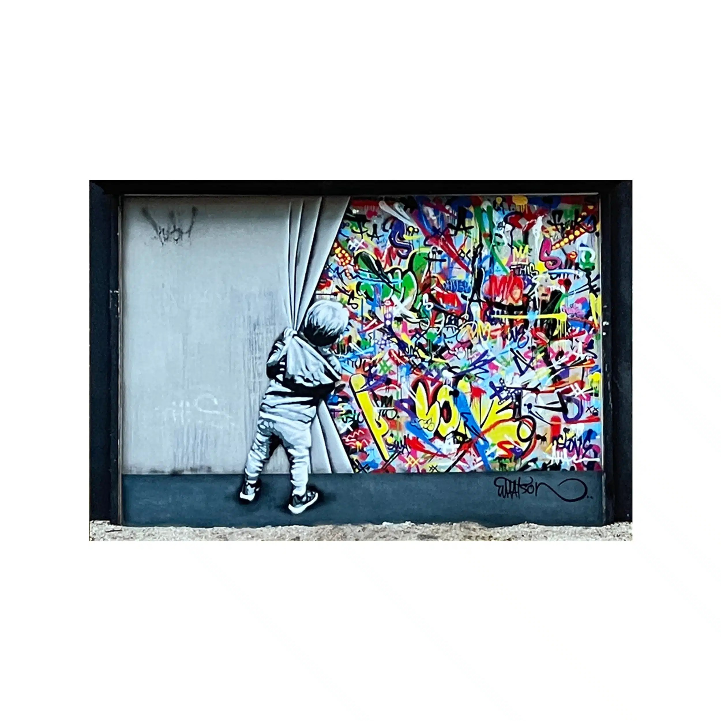 Martin Whatson Beyond The Wall 真作 Martin Whatson Beyond The Wall