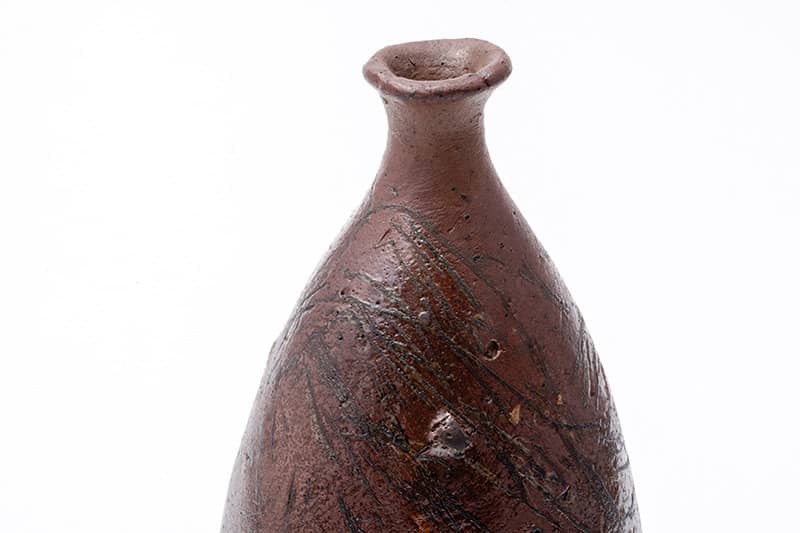 江戸前期古備前蝋燭徳利アンティーク骨董品酒器花生