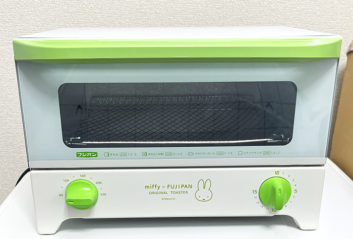 当選！【ミッフィー・オリジナルトースター】フジパン「おいしいeco