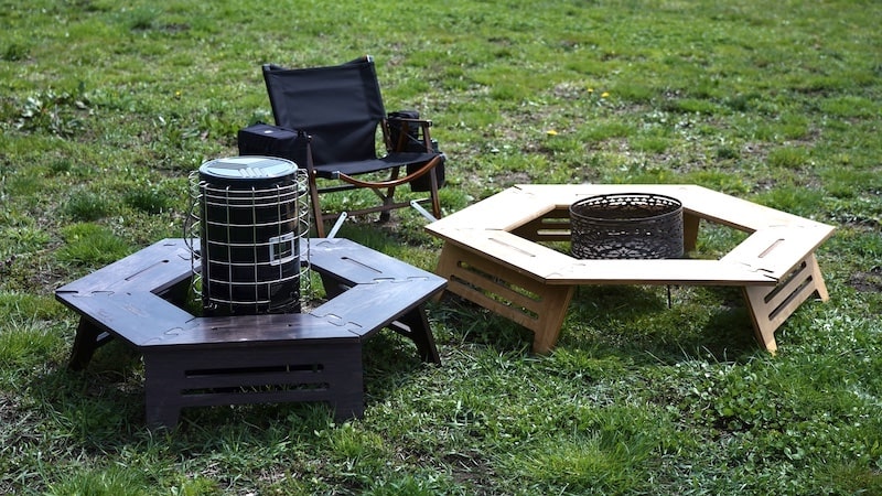 TheArth ヘキサテーブル 黒しま次郎 TheArth収納袋付き TheArth 黒しま