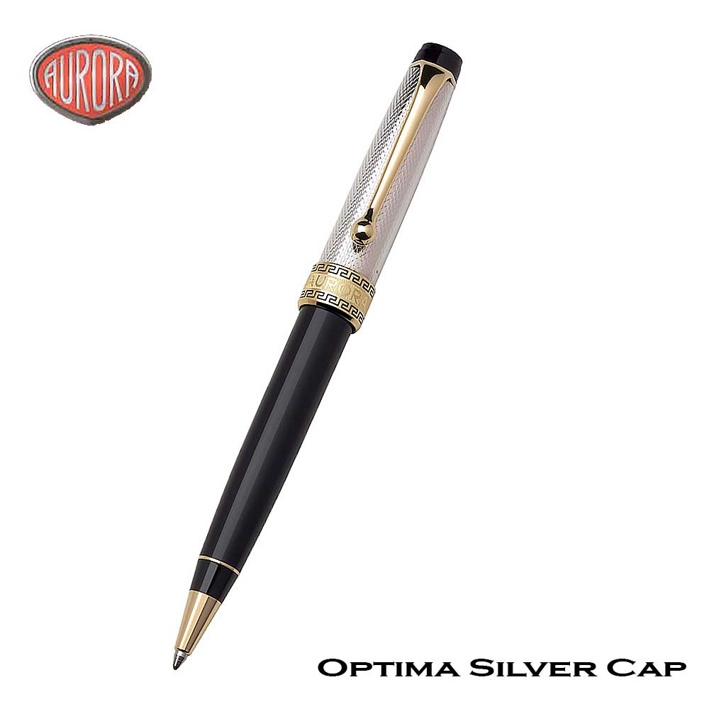AURORA Optima Solid-Silver No.988 ボールペン