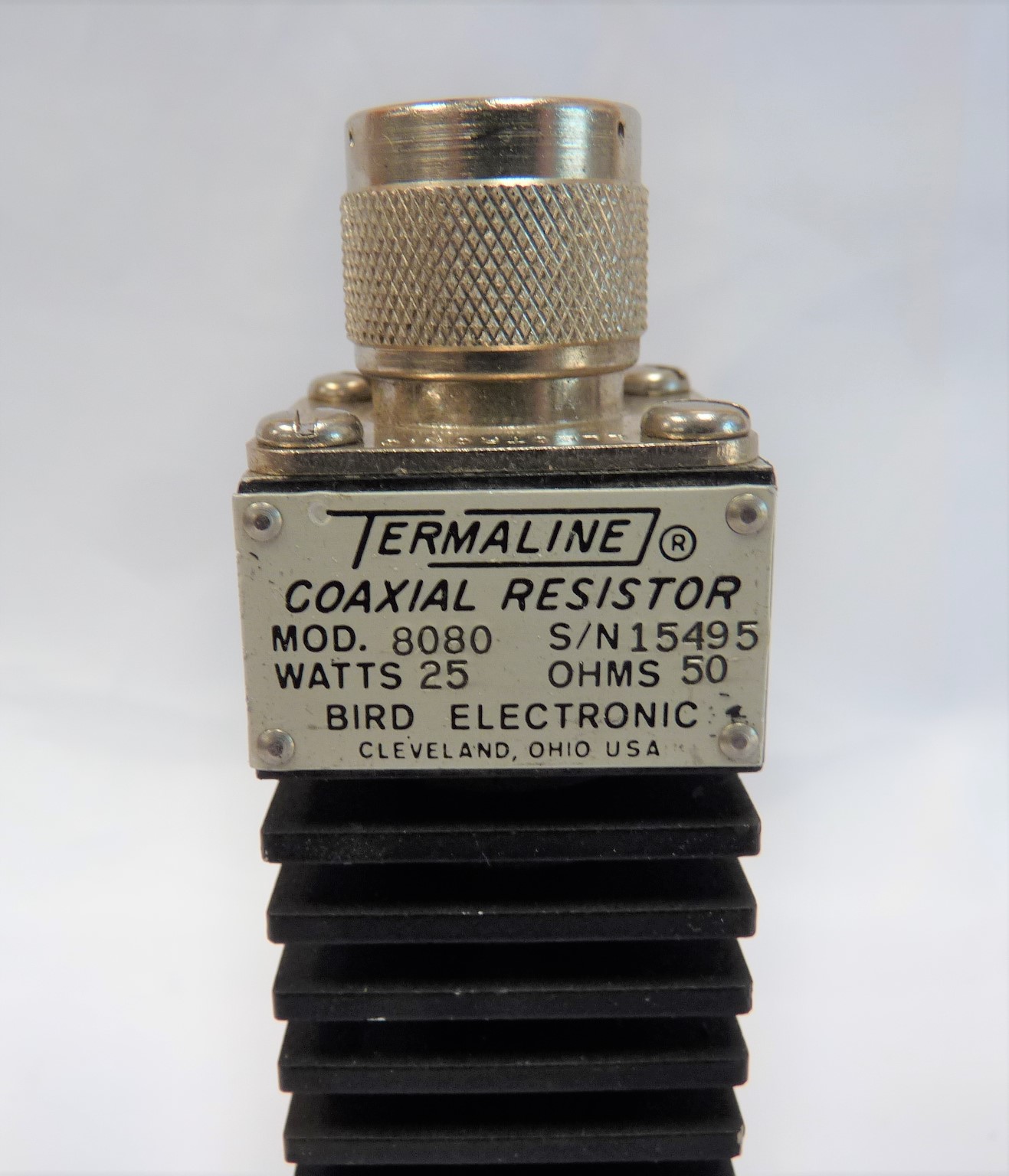 Bird Termaline Model 8080 25 Watt Dummy Load RF Termination Used
