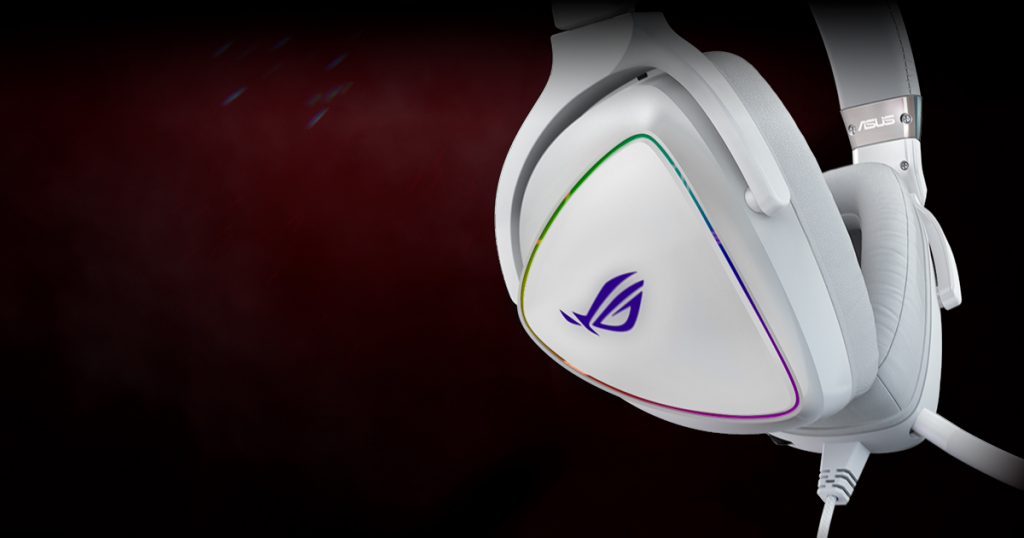 ASUSのハイレゾ対応ゲーミングヘッドセットに新色 「ROG Delta White
