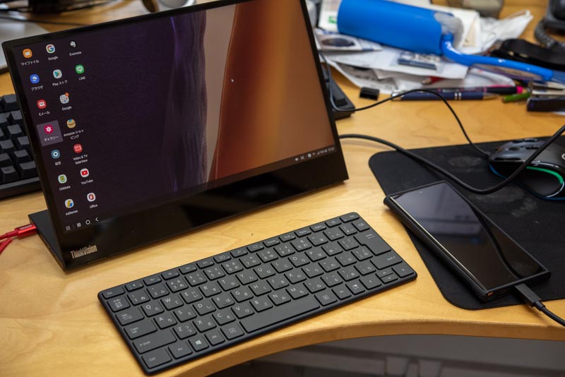 中古Lenovo ThinkVision M14d 保証付 中古メーカー保証ありLenovo