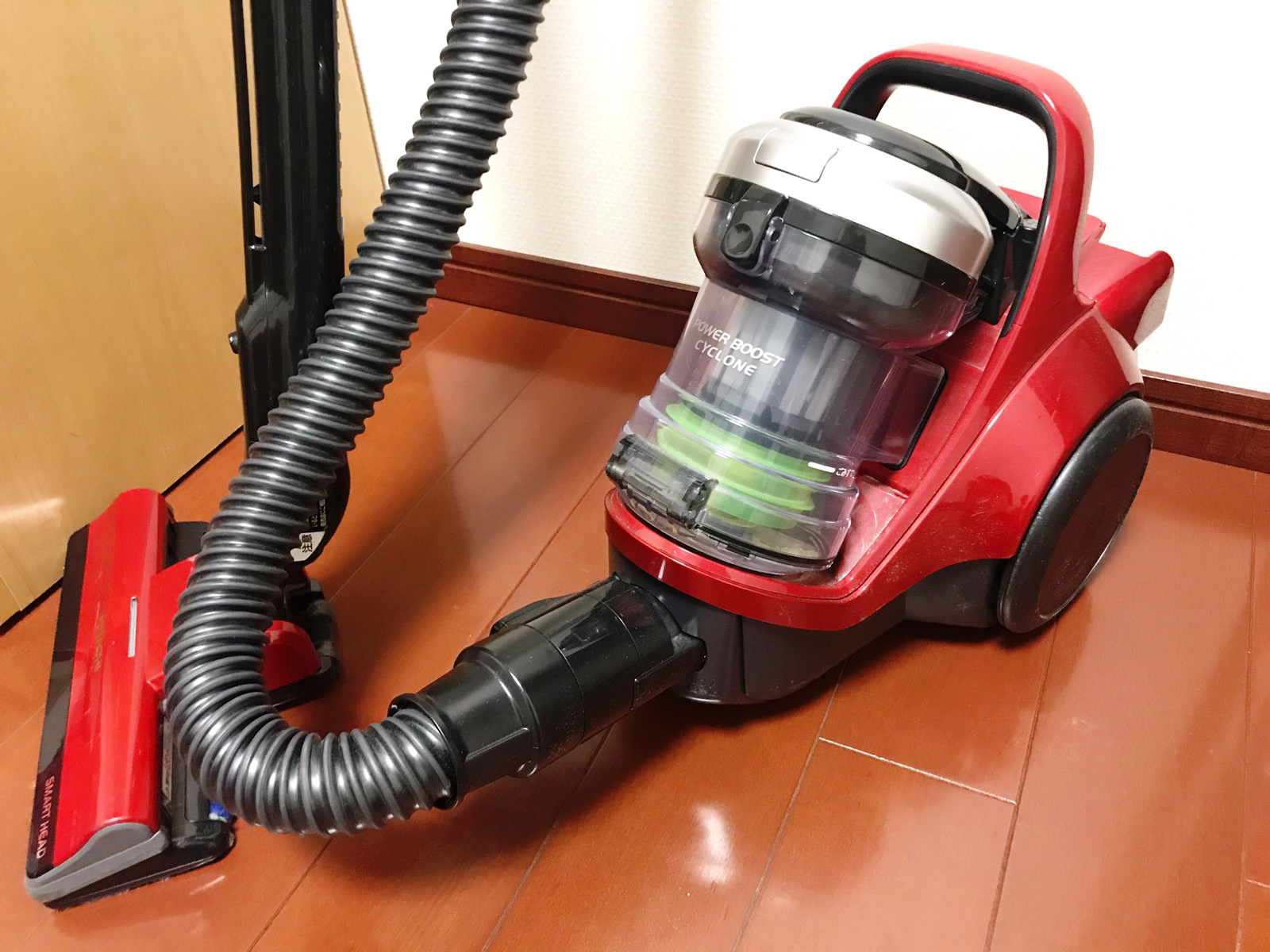 日立 掃除機 ホース 動作保証 赤 CV-SP300G パワかるサイクロン Amazon