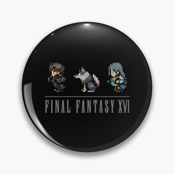 ピンズ・ピンバッジ・缶バッジ Final Fantasy XVI Clive Pixel Pin