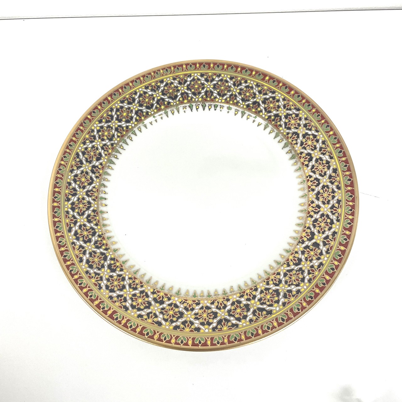 ベンジャロン焼き】お皿 (約20cm) / アジアン雑貨イムスアイ