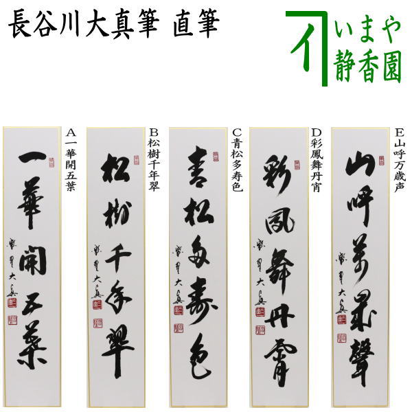 色紙 鵬雲斎大宗匠筆 「松月竹風」 【公式通販】