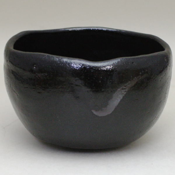 園部玄哉造黒茶碗共箱