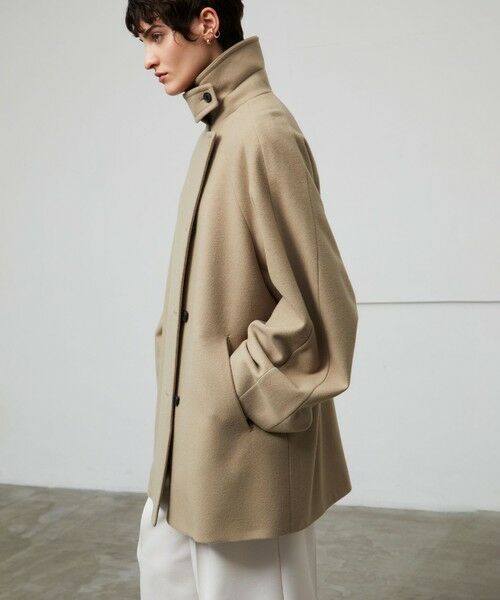stellina ベージュ ウールコート stellina ベージュ ウールコート