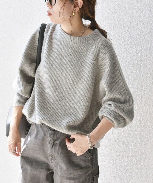 セール】 SHIPS any:〈手洗い可能〉AQUA カシミヤ ミックス ハイネック