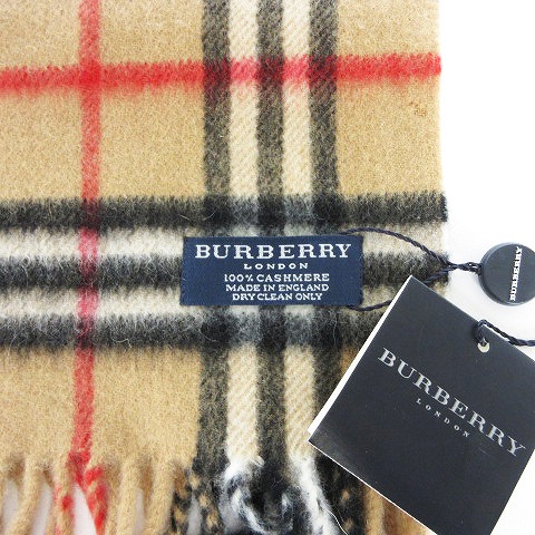 未使用品 バーバリー ロンドン BURBERRY LONDON タグ付き マフラー