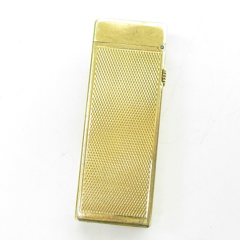 ダンヒル dunhill ヴィンテージ ガスライター ロゴ スクエア ローラー