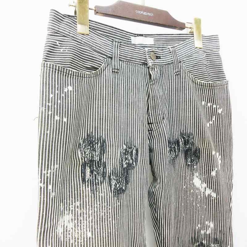 01AW STANDARD期 旧タグダメージジーンズグランジデニム宮下貴裕
