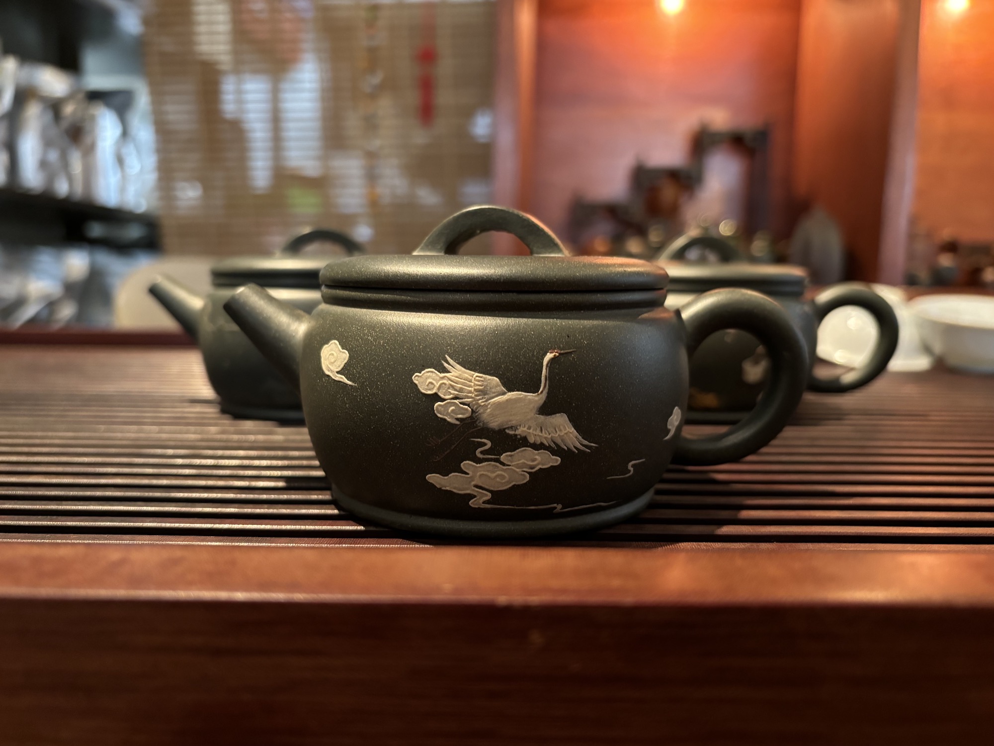 漢瓦（鶴） 楊琴 豆清砂 | 小梅茶荘