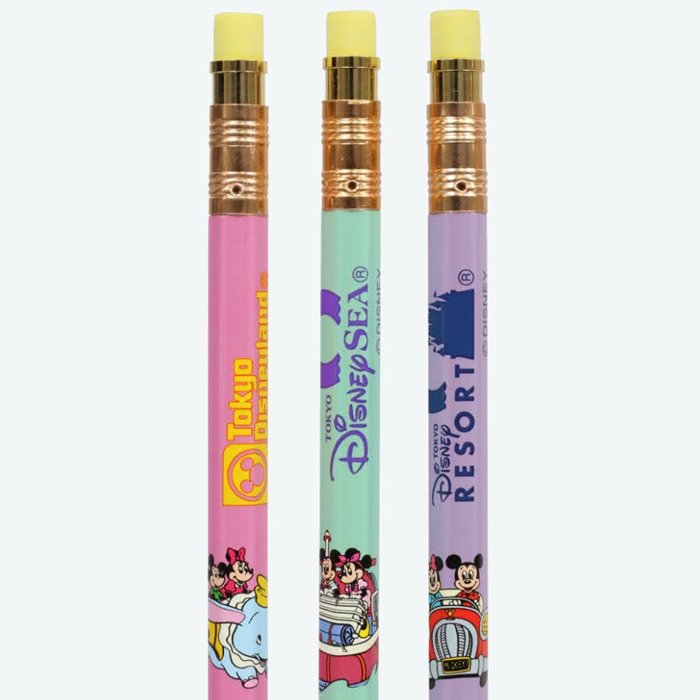 東京ディズニーリゾート ディズニー 通販 レトロ パークシーン 鉛筆型