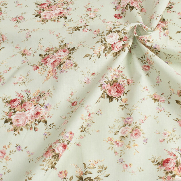楽天市場】（完売しました）シーチング 生地 グランド ローズ □ Rose