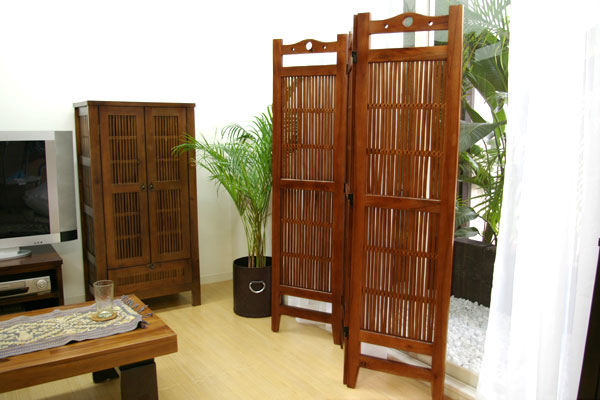 アジアン家具 衝立 値下げしました。 引き取り限定 アジアン家具 衝立
