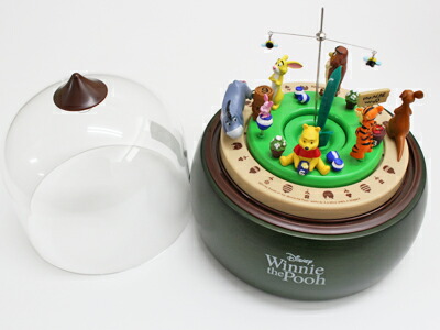 試用レポート： リズム時計 ジオラマからくり置時計／くまのプーさん