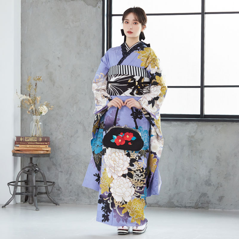 moma様429.アリスのティーパーティー振袖7点セット 正絹フルセット 成人式