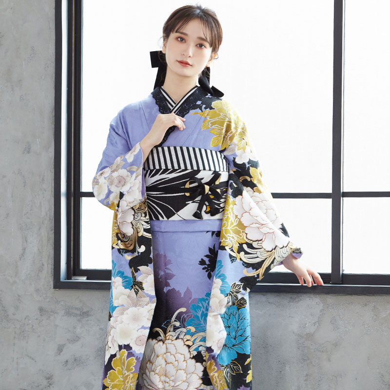 yuki様 430.振袖7点セット 正絹 フルセット 成人式 西武百貨店謹製