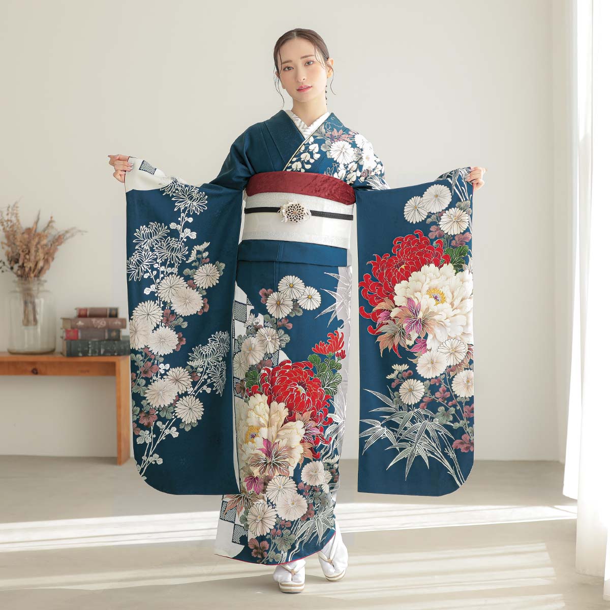 楽天市場】成人式早割クーポン10％オフ【振袖 レンタル】RS2114 正絹