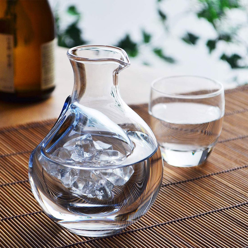 楽天市場】ワイン デキャンタ 冷酒器 ガラス 徳利 カラフェ (氷
