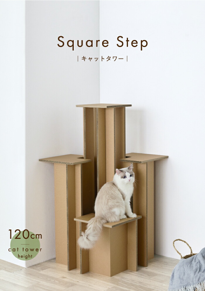 楽天市場】【環境に優しい 猫家具】キャットタワーおしゃれ 据え置き