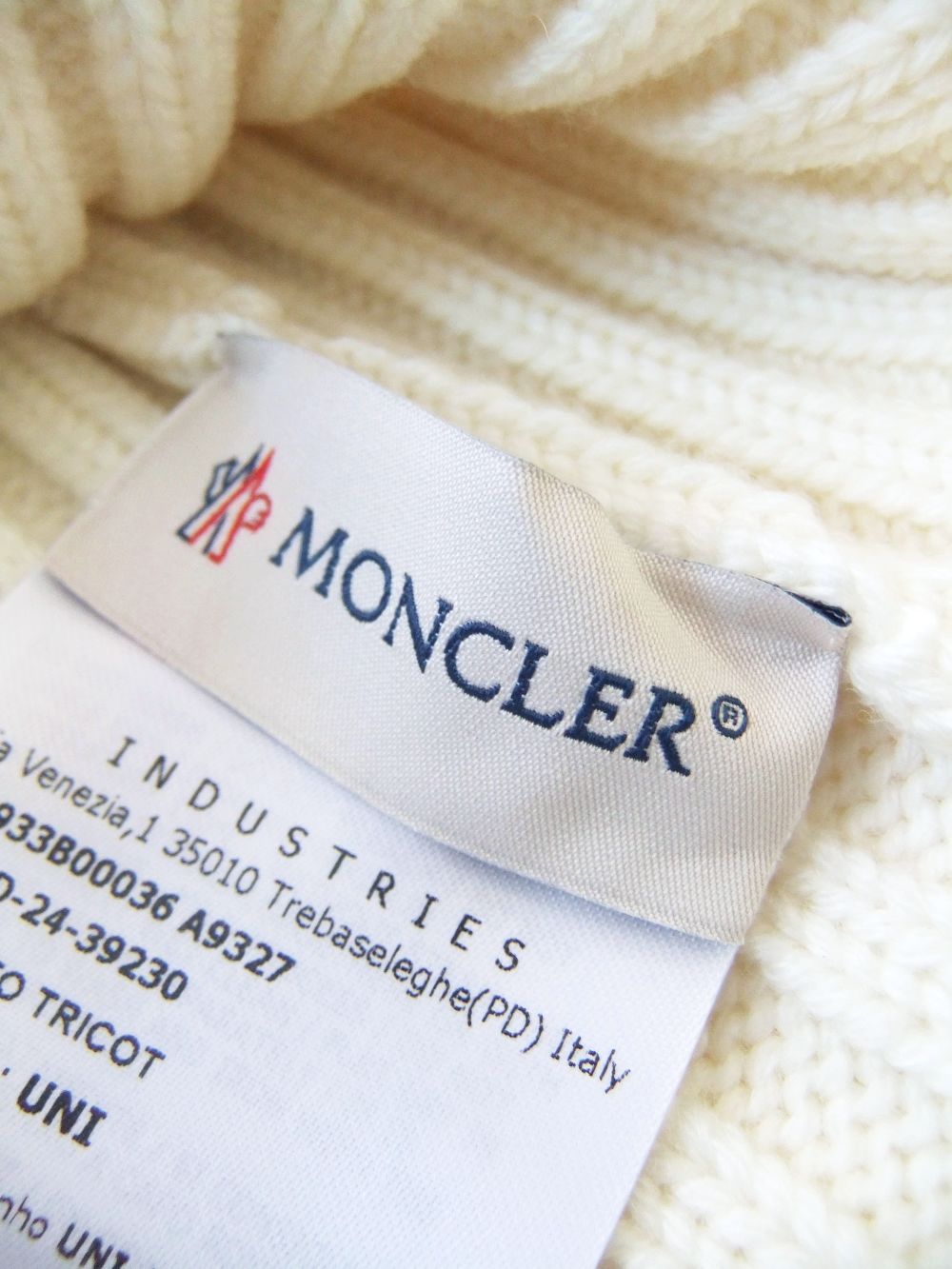 MONCLER - KNIT CAP （ホワイト） ニット帽 | 4.444glad