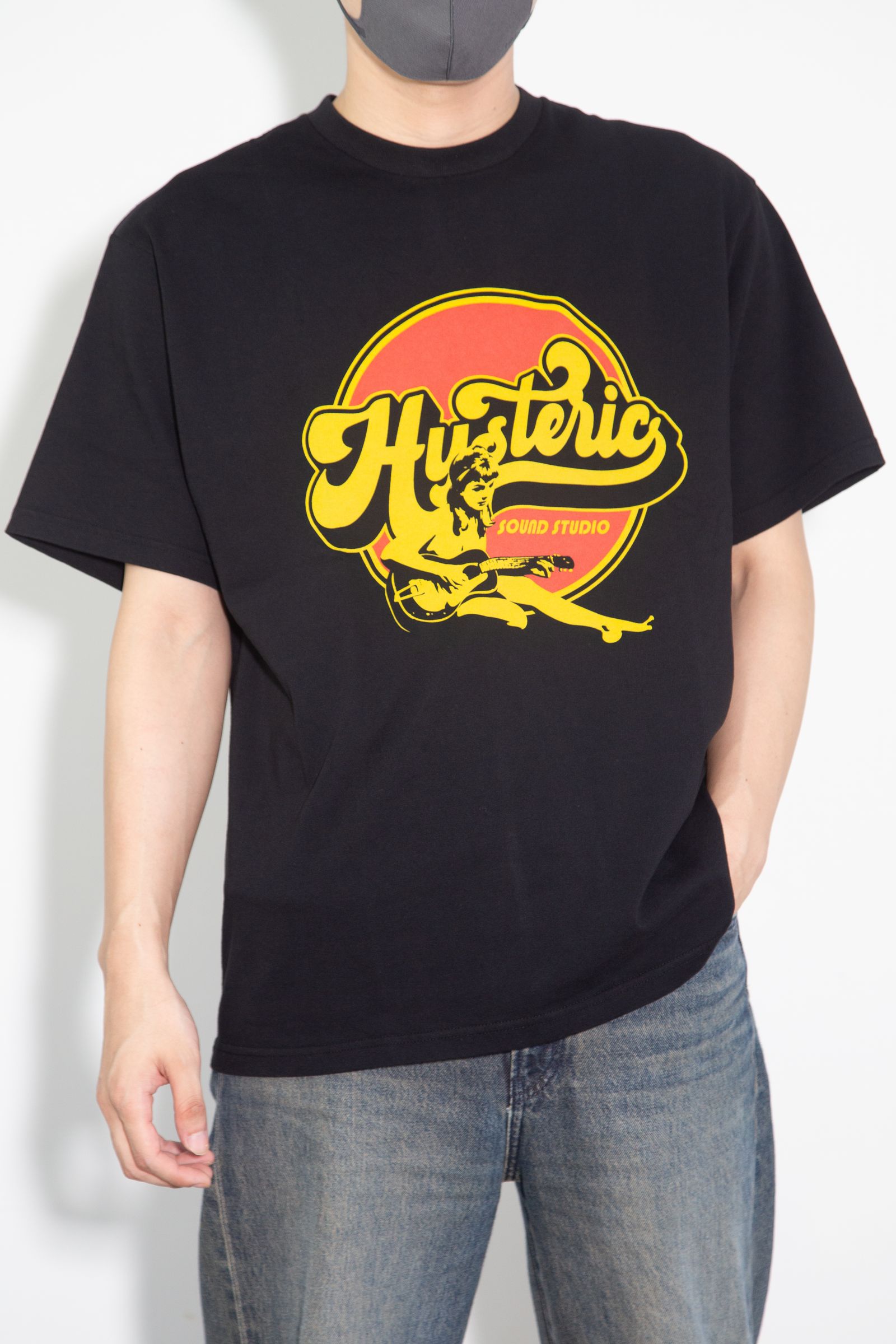 HYSTERIC GLAMOUR - HYSTERIC SOUND STUDIO Tシャツ / ブラック | Tempt
