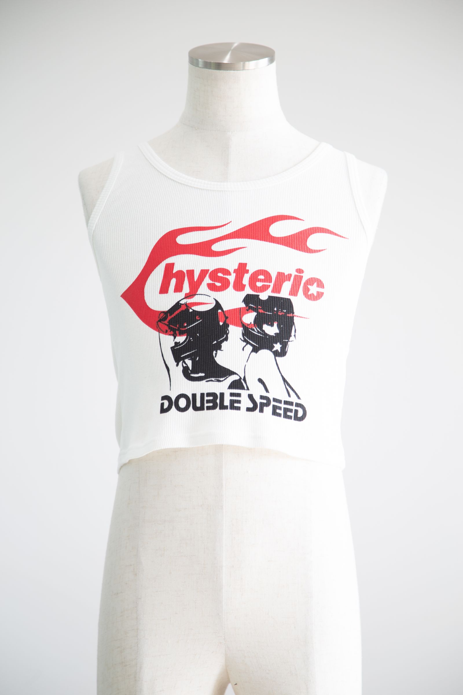 ヒステリックグラマー タンクトップ ホワイト 値引き◯ HYSTERIC