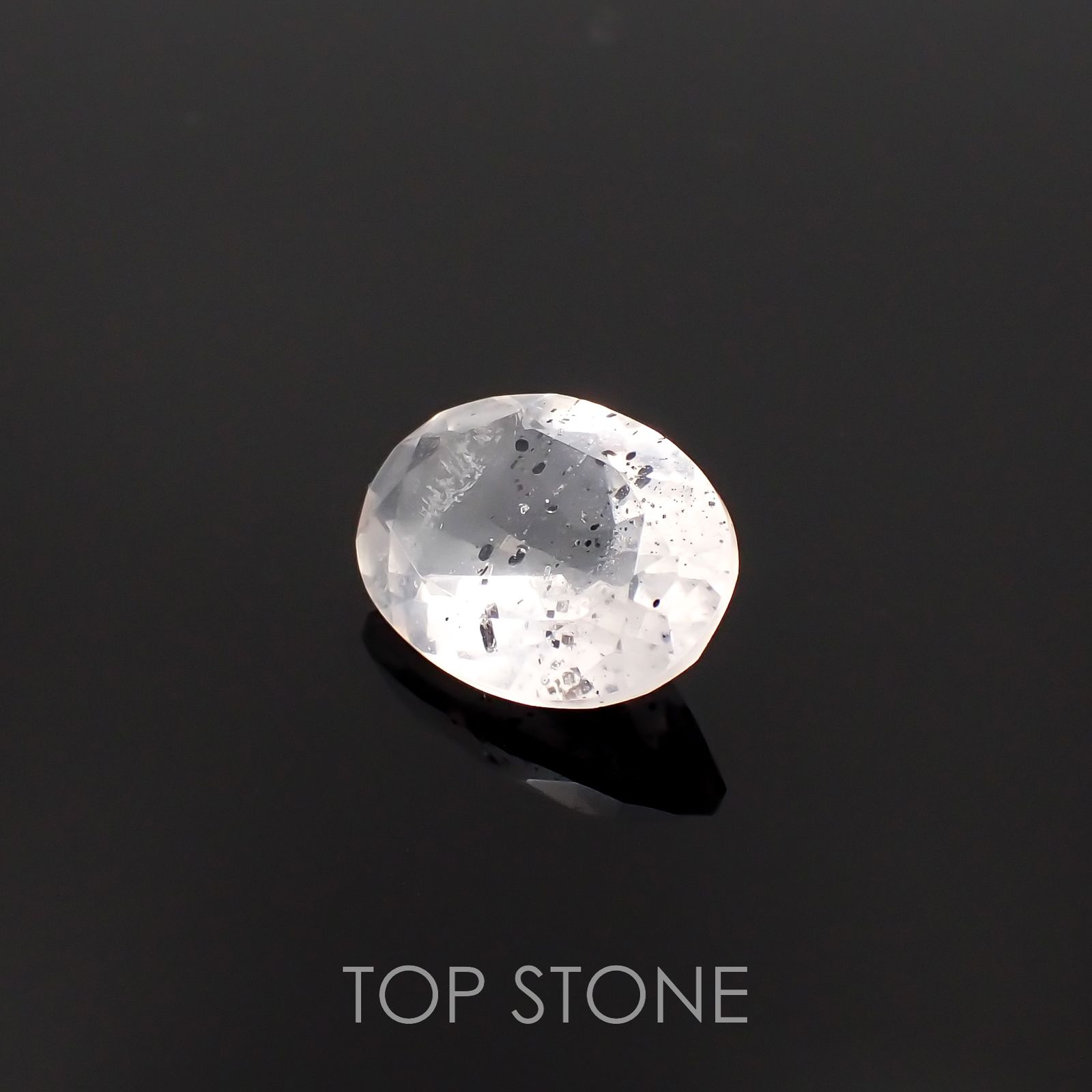 マイカインシルキークォーツ ブラジル産 4.62ct / 13.6x9.8mm前後