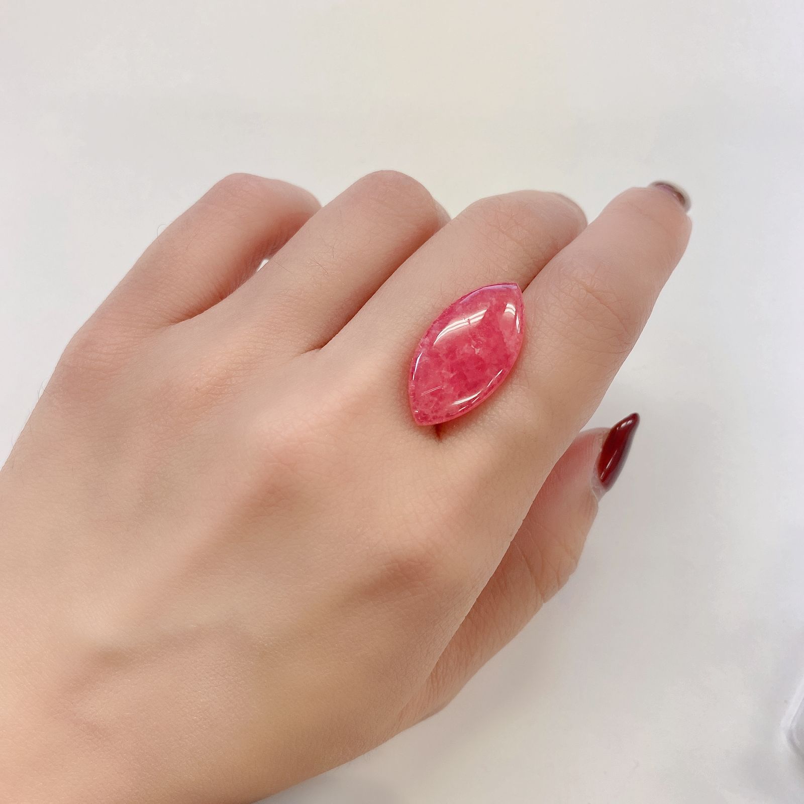 ロードクロサイト(宝石名ロードクロサイト)アルゼンチン産 識別済