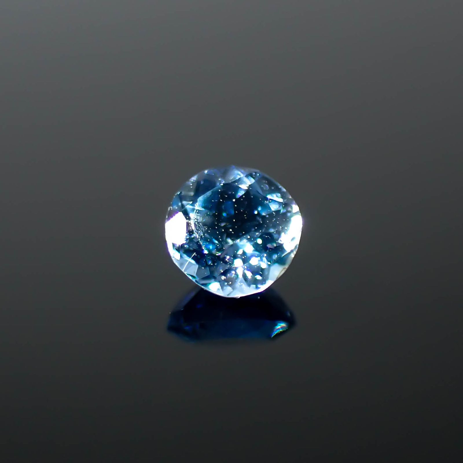 ミラノレインボーインクル入り☆非加熱アクアマリン☆オーダー ミラノ