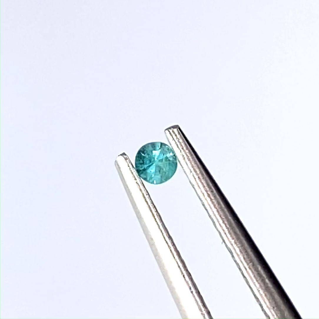 パライバトルマリン ブラジル産 0.029ct[220918172]1.8x1.8mm前後