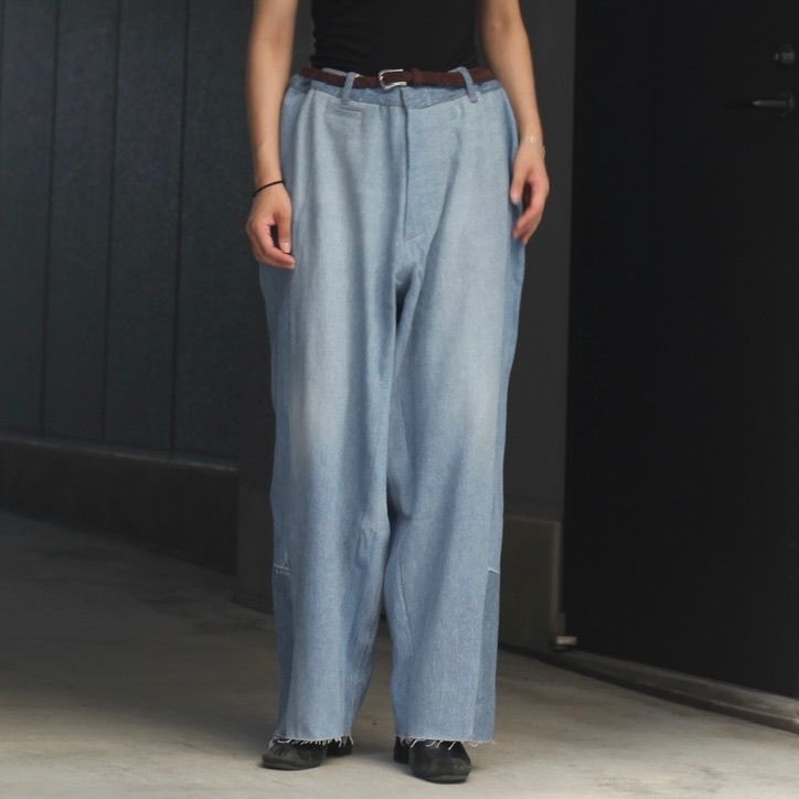 SEEALL - 【残り一点】Reconstructed Super Baggy Slacks Denim_3(L
