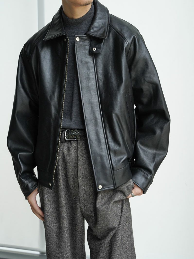 UNIVERSAL PRODUCTS - ゴート レザーブルゾン - GOATLEATHER DRIZZLER