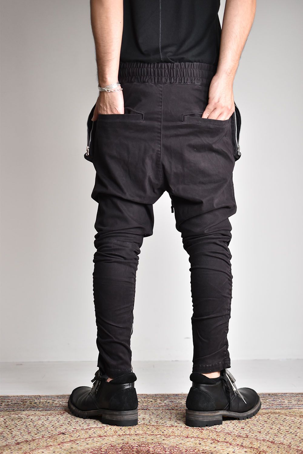 RIPVANWINKLE BUSH EASY JERSEY ブラック サルエル 【公式通販】