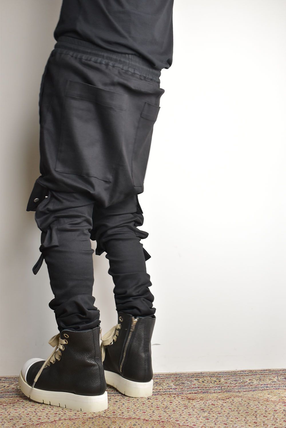 A.F ARTEFACT - Stretch Denim Cargo Sarrouel Skinny