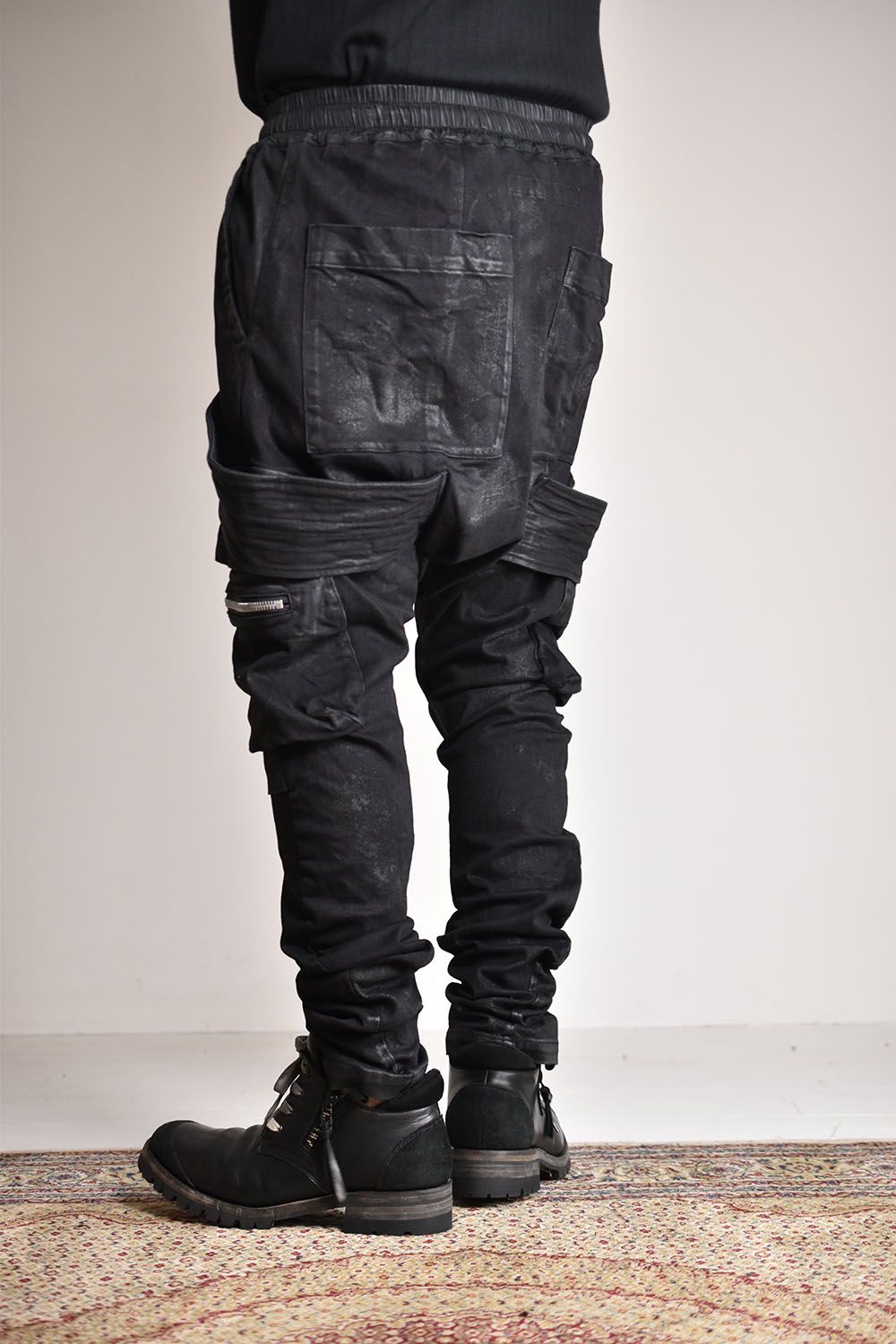 A.F ARTEFACT - Denim Coating Cargo Sarouel Skinny