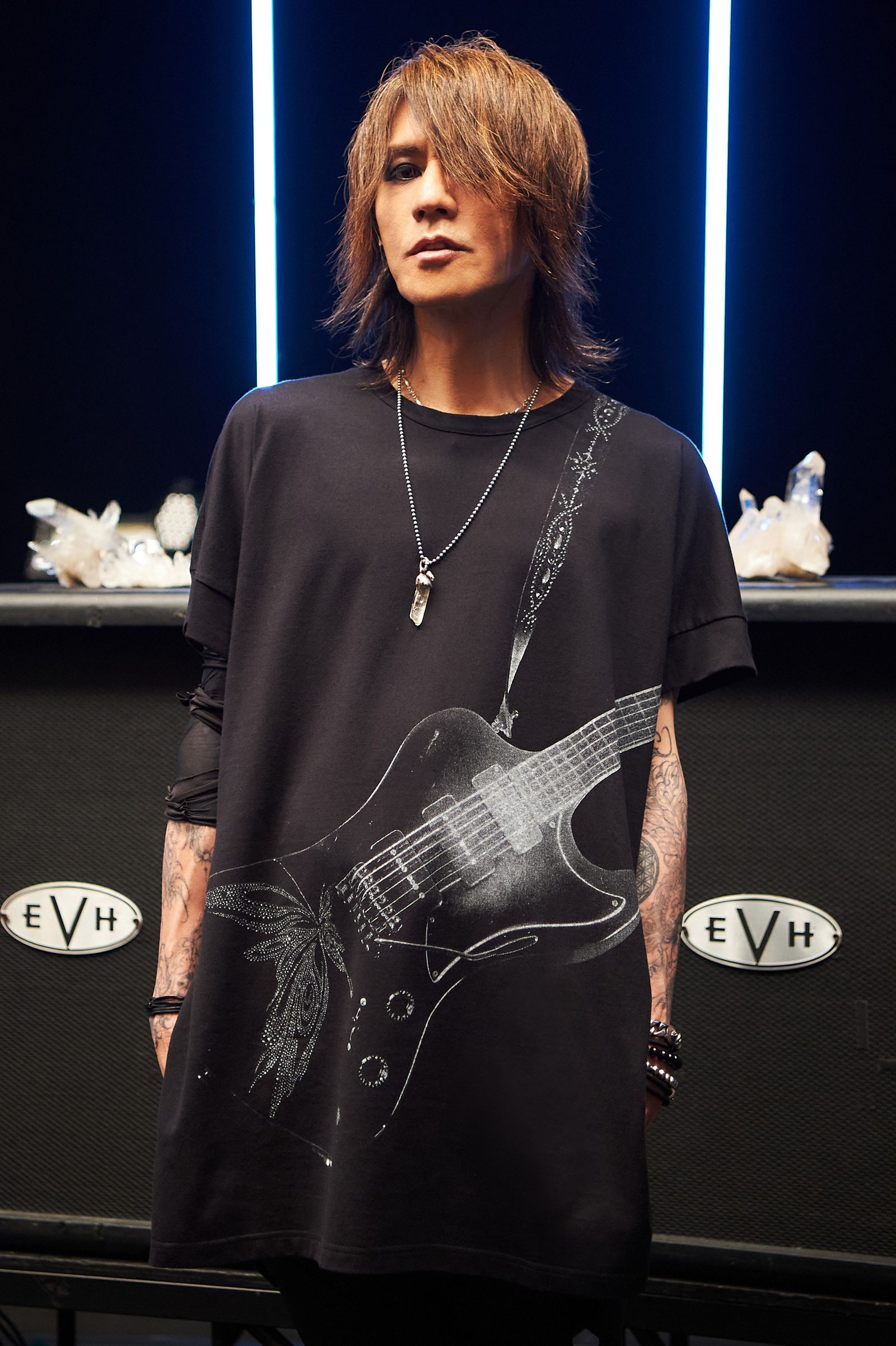 kiryuyrik - Drop Shoulder T-shirt / Blackロング 【SGZ × kiryuyrik