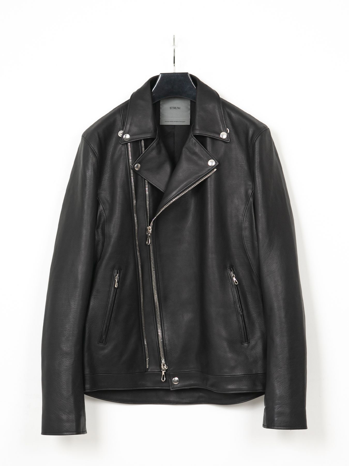 ミスターオリーブ シングルライダースジャケット ソフトレザー 羊革