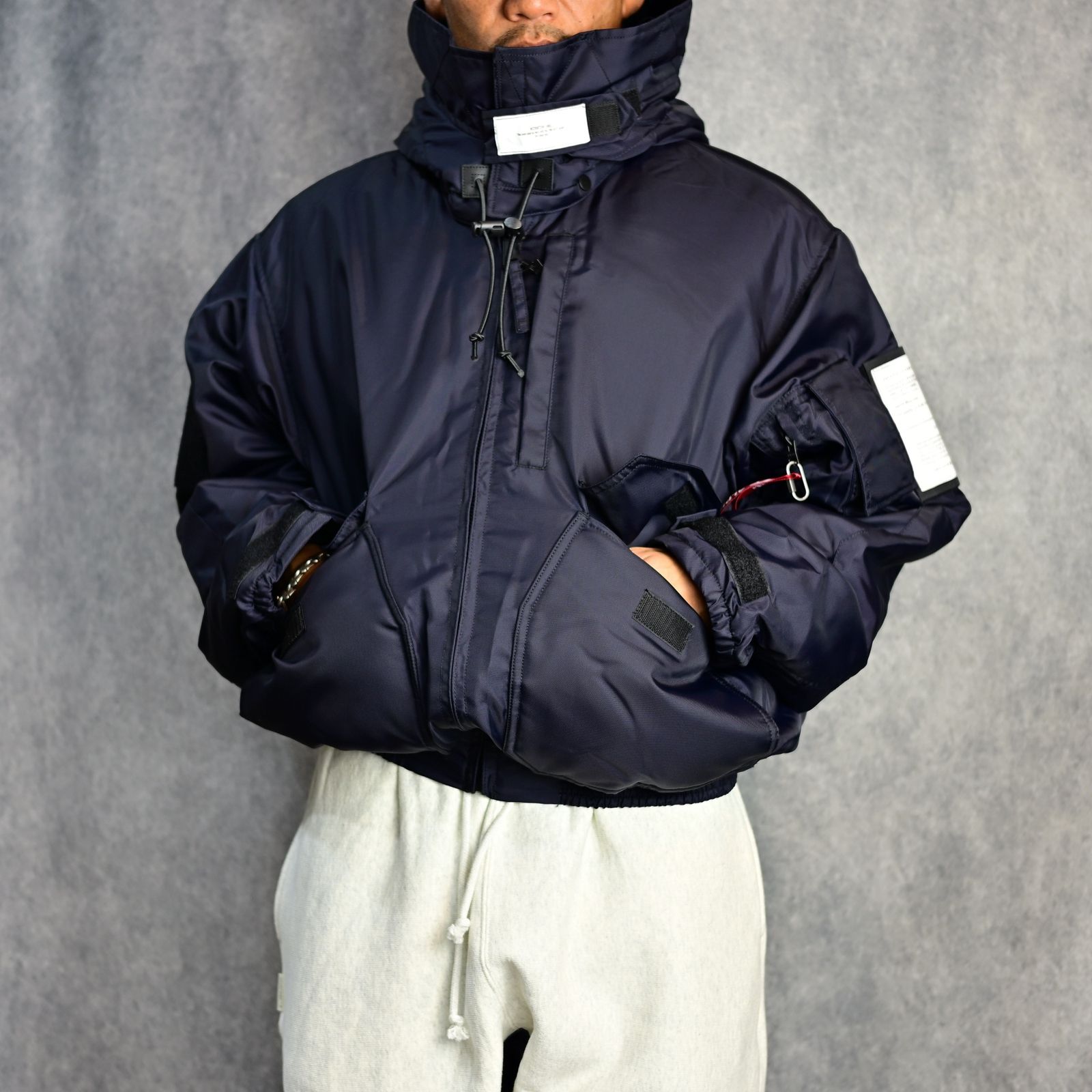 N.HOOLYWOOD - × ALPHA INDUSTRIES MILITARY BLOUSON (Black