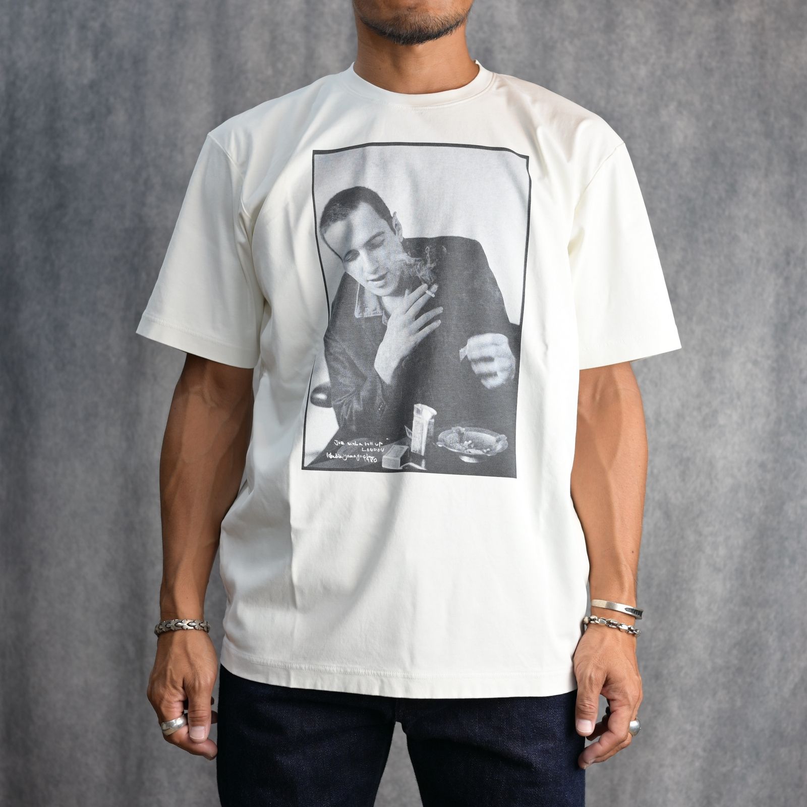 ISAMU KATAYAMA BACKLASH - × FIXER フォトプリント Tシャツ （BLACK