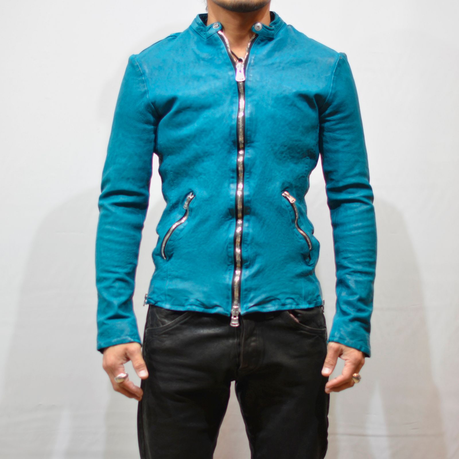 ISAMU KATAYAMA BACKLASH - ジャパンカーフ タンニン鞣し 製品洗い加工