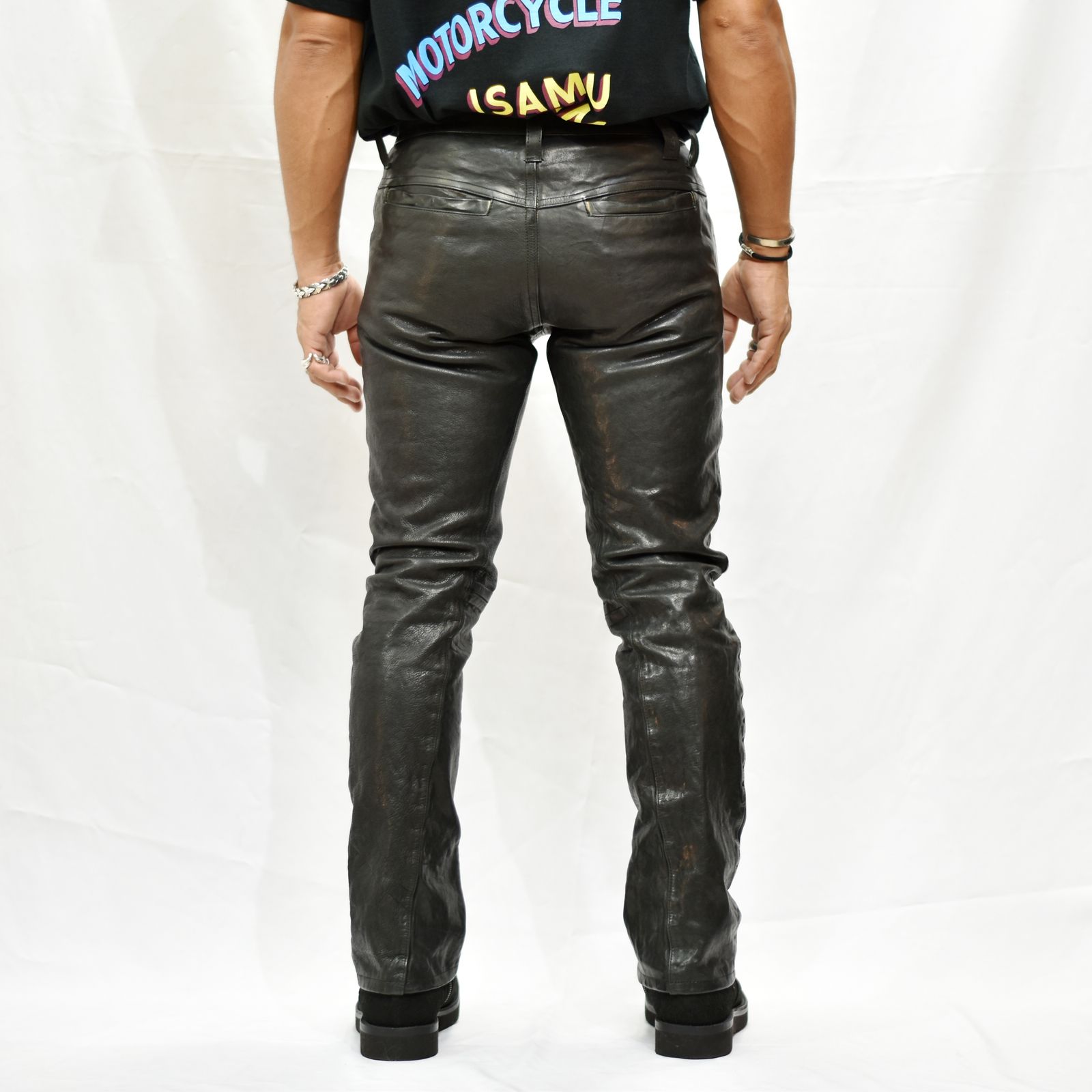 BACKLASH バックラッシュ 顔料プリント クロップド イージー