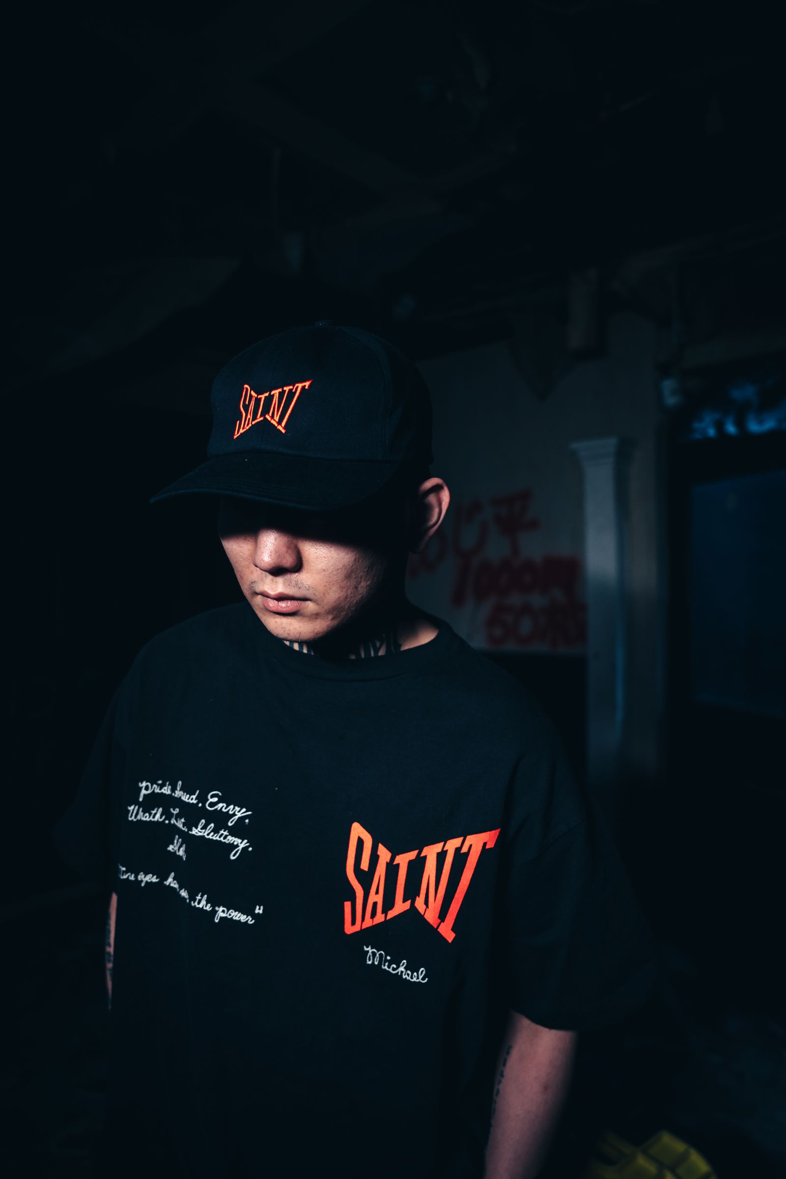 セント マイケル - ©️SAINT Mxxxxxx | SS TEE BAA-Black-Lの通販